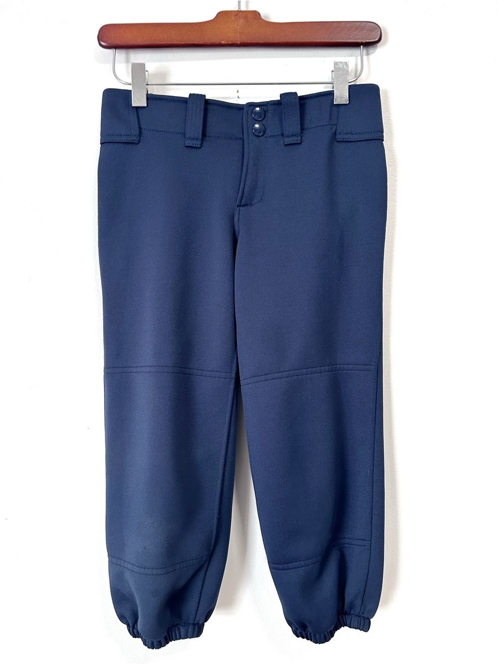 Mizuno Softball Pants Navy Blue Size Girl’s Large Knee Length